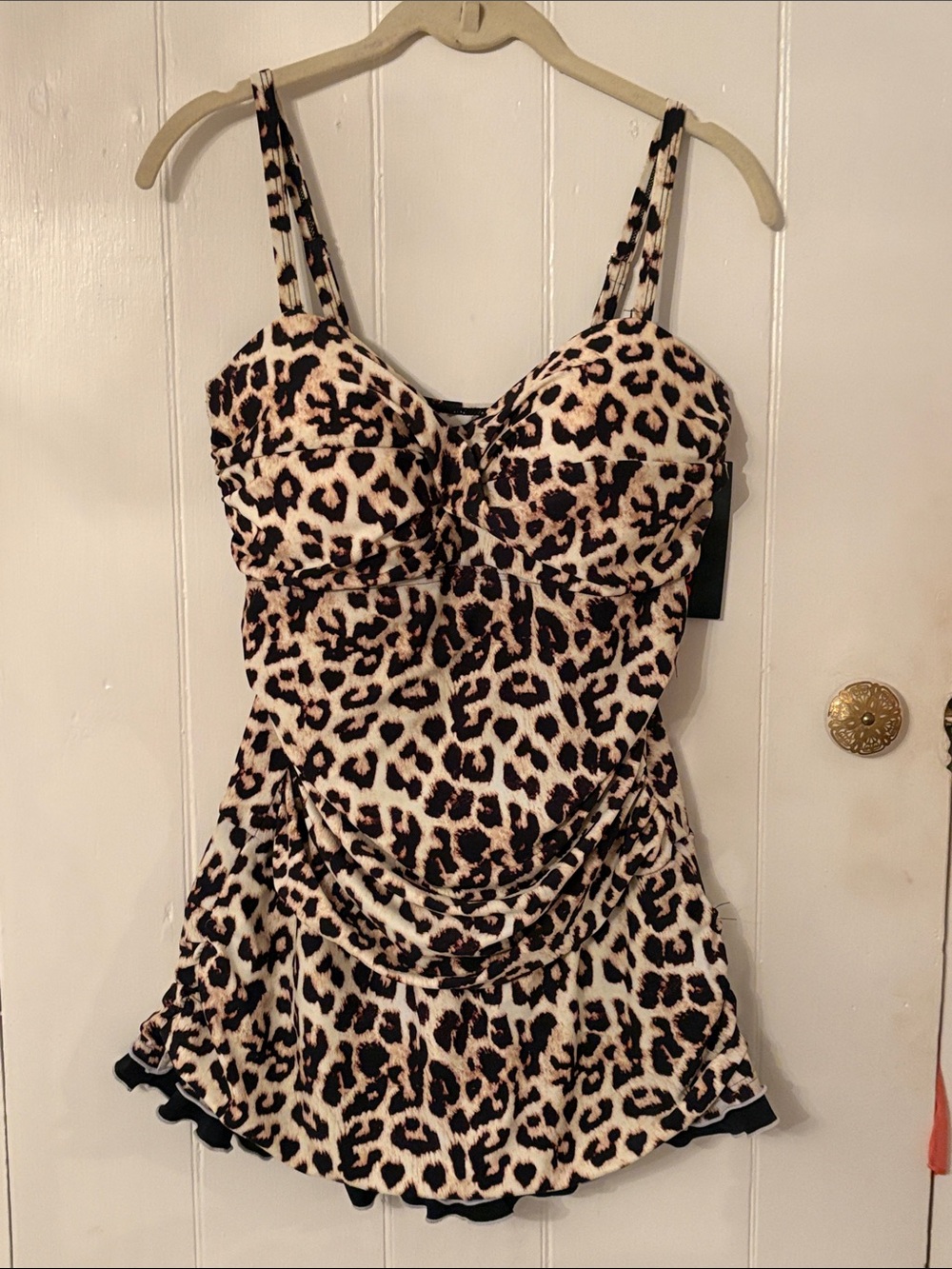 Leopard Print Swimdress - Women New with tags size 14